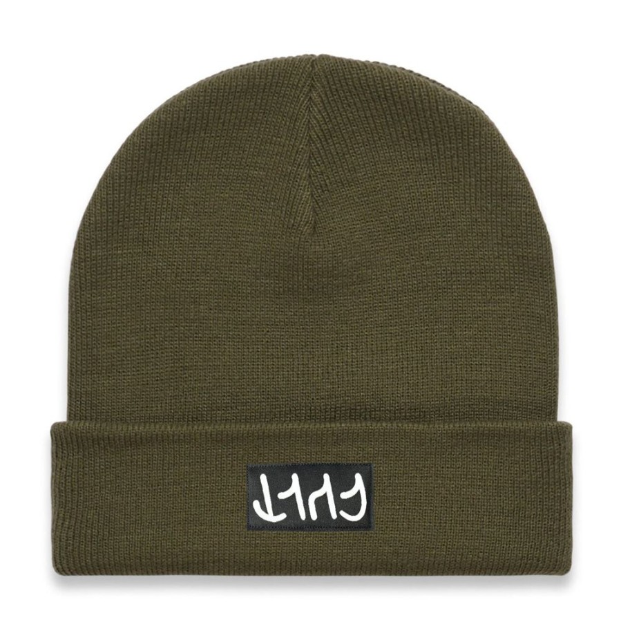 Softgoods CULT CREW | Upside Down Beanie / Army