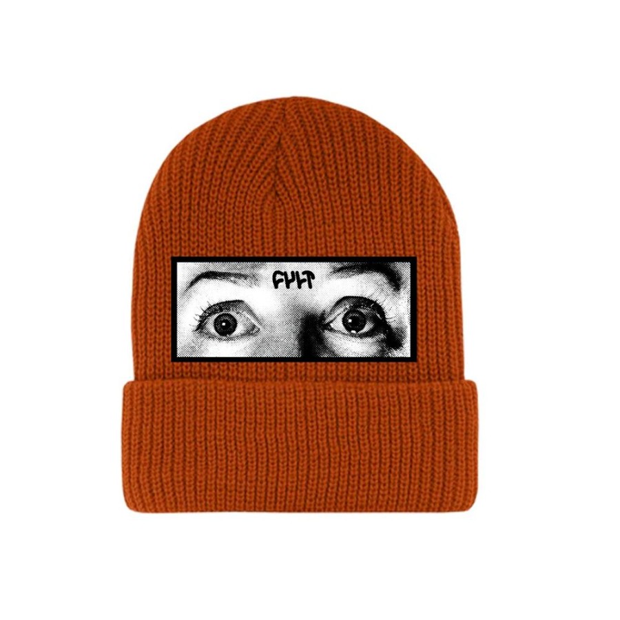 Softgoods CULT CREW | Eyes Beanie / Burnt Orange