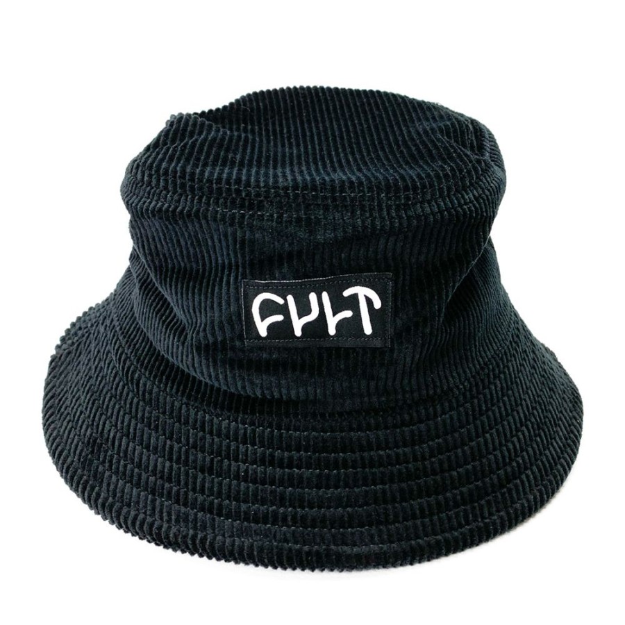 Softgoods CULT CREW | Corduroy Bucket Hat / Black