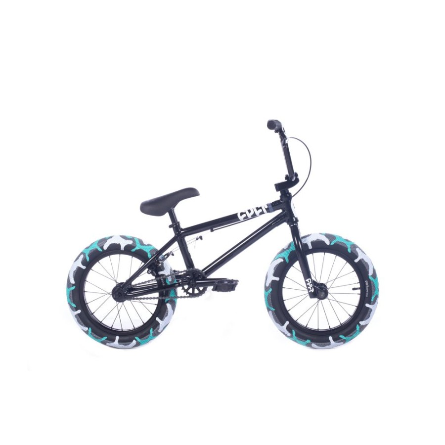 Hardgoods CULT CREW | 16" Juvenile / Black W/ Teal Camo Tires