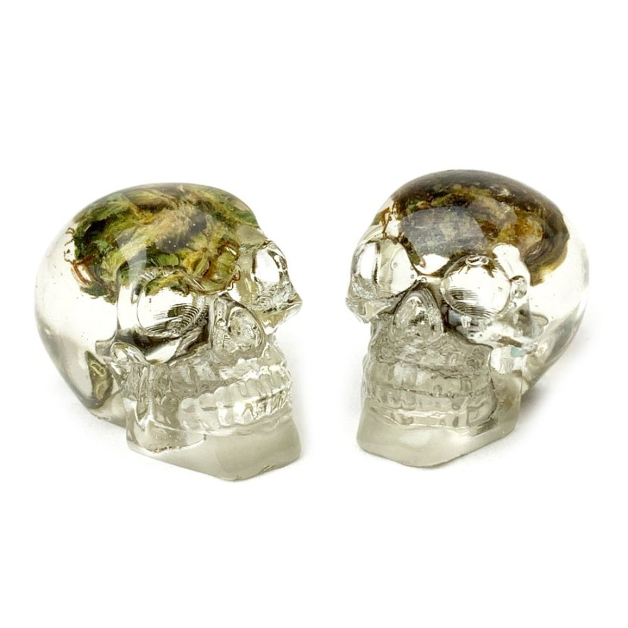 Accessories CULT CREW | Skull Weed Head Valve Caps