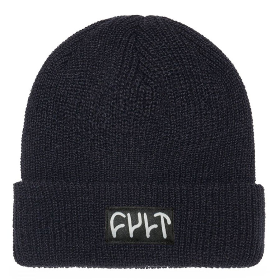 Softgoods CULT CREW | Witness Beanie / Ribbed Black