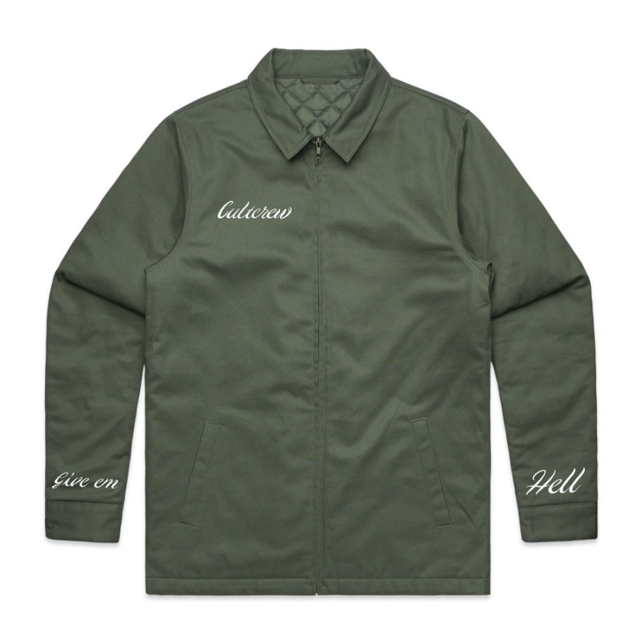 Softgoods CULT CREW | Hell Zipper Jacket / Green