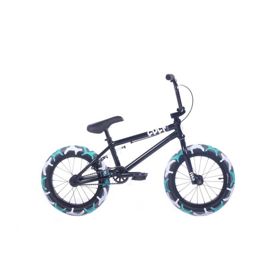 Hardgoods CULT CREW | 16" Juvenile / Black W/ Teal Camo Tires