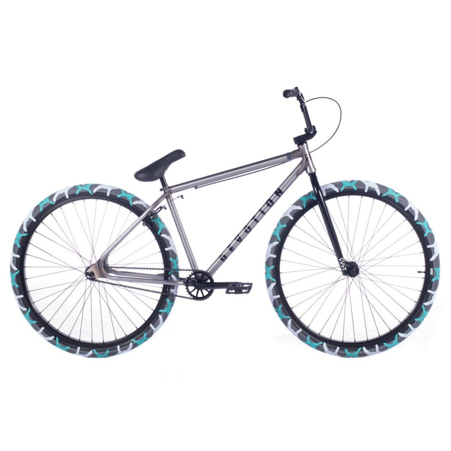 Hardgoods CULT CREW | 29" Devotion Cruiser / Raw W/ Teal Camo