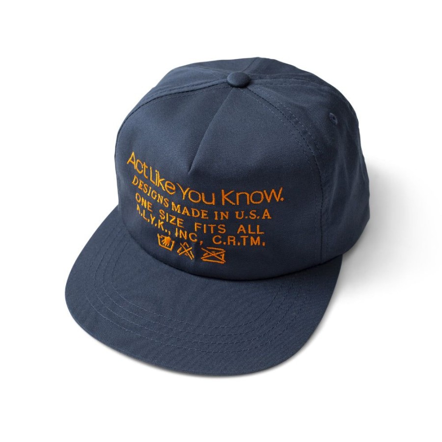 Softgoods CULT CREW | Act Like You Know / Instructions 5 Panel - Navy