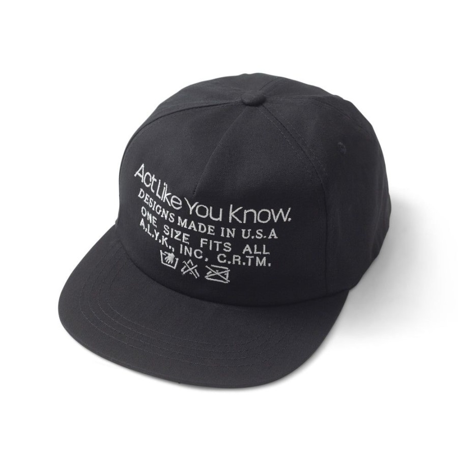 Softgoods CULT CREW | Act Like You Know / Instructions 5 Panel - Black