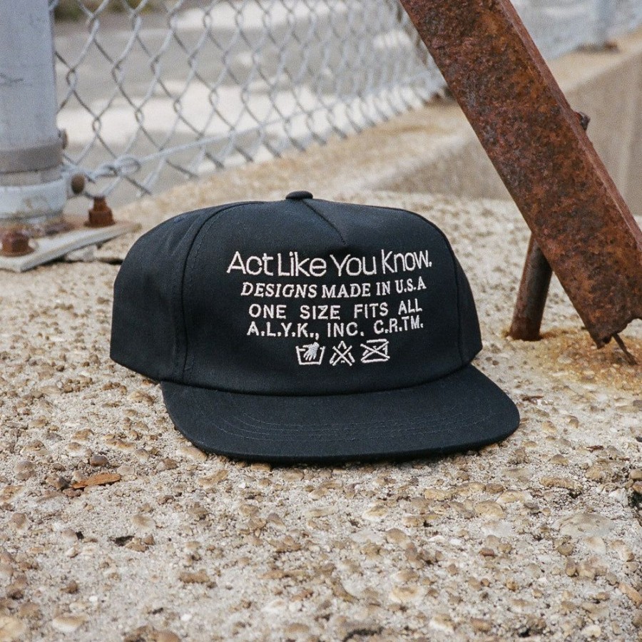 Softgoods CULT CREW | Act Like You Know / Instructions 5 Panel - Black