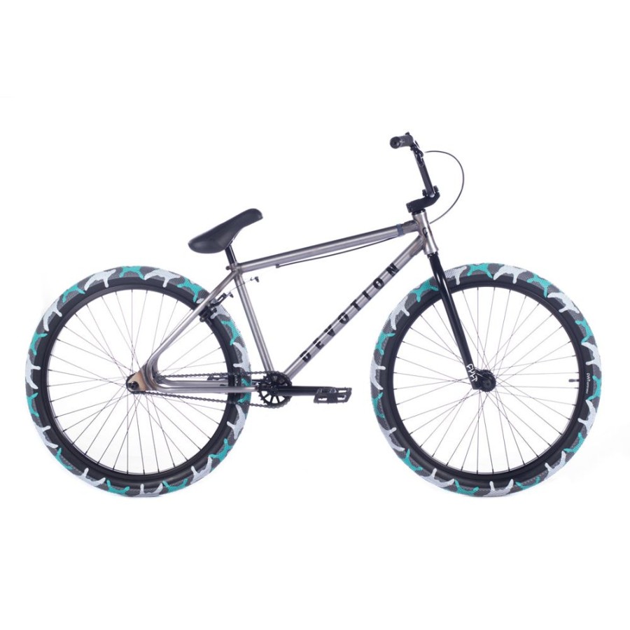 Hardgoods CULT CREW | 26" Devotion Cruiser / Raw W/ Teal Camo